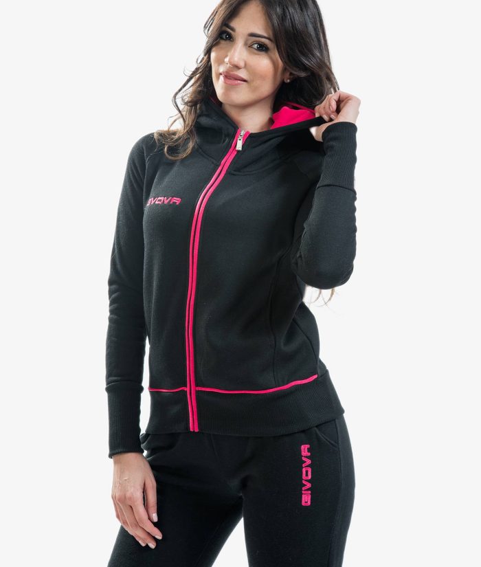 Tuta Givova Donna Felpata con cappuccio