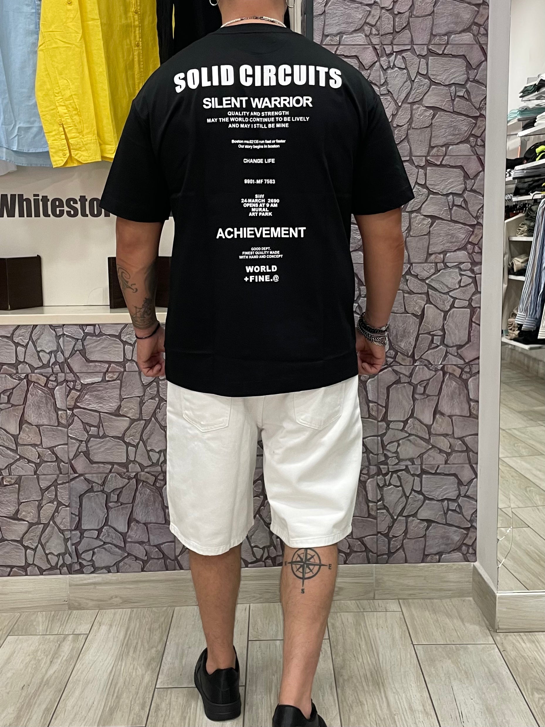 Shirt Solid Circuits colore Nero