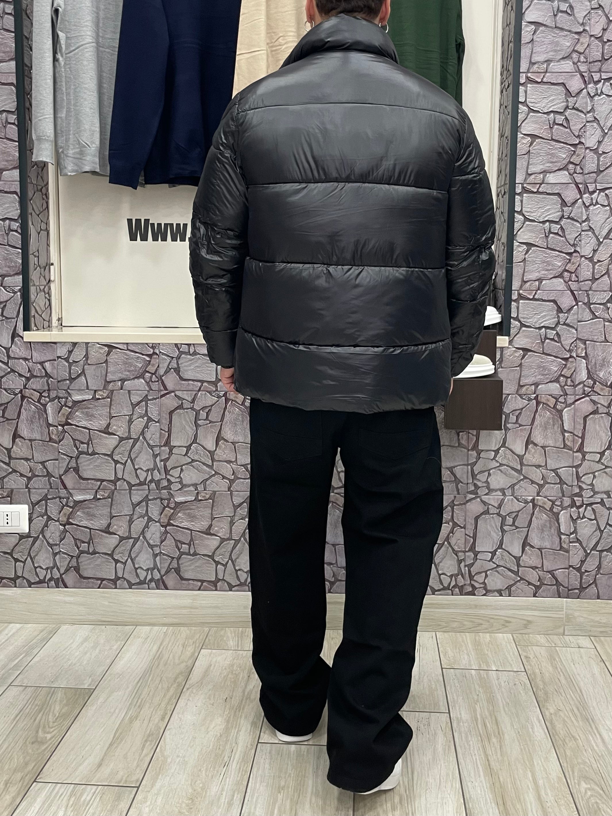 Giubbotto bomber senza cappuccio colore Nero