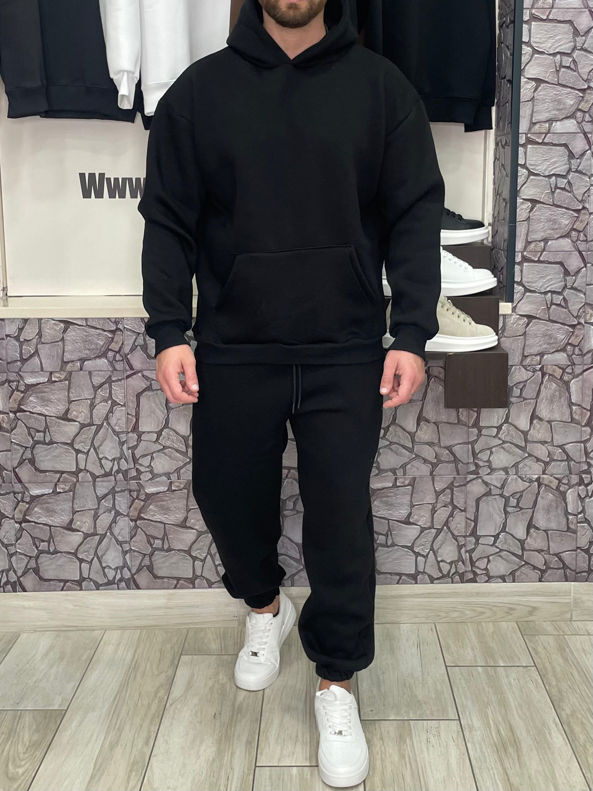 Tuta Cotone Felpata basic Per Lui & Per Lei