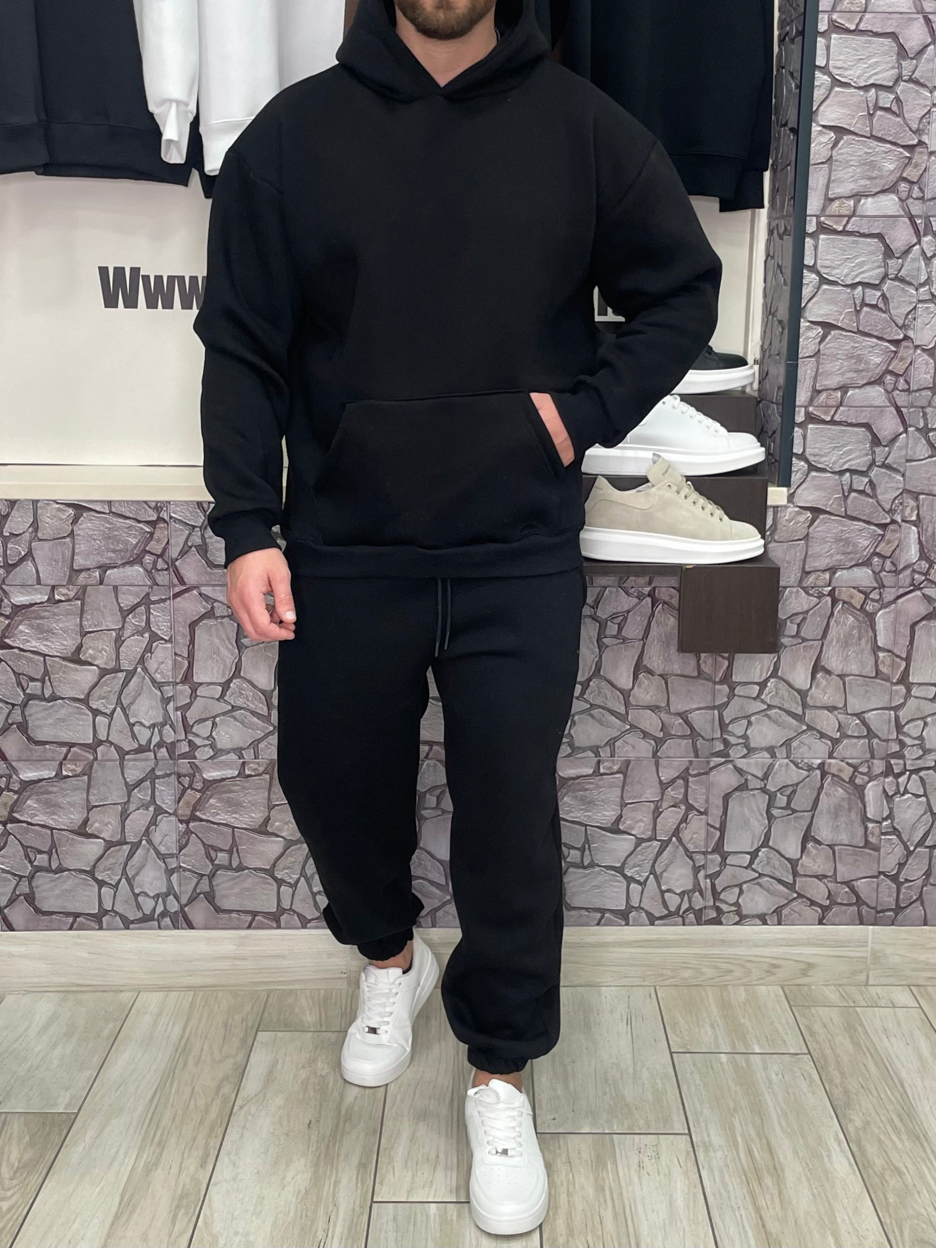 Tuta Cotone Felpata basic Per Lui & Per Lei