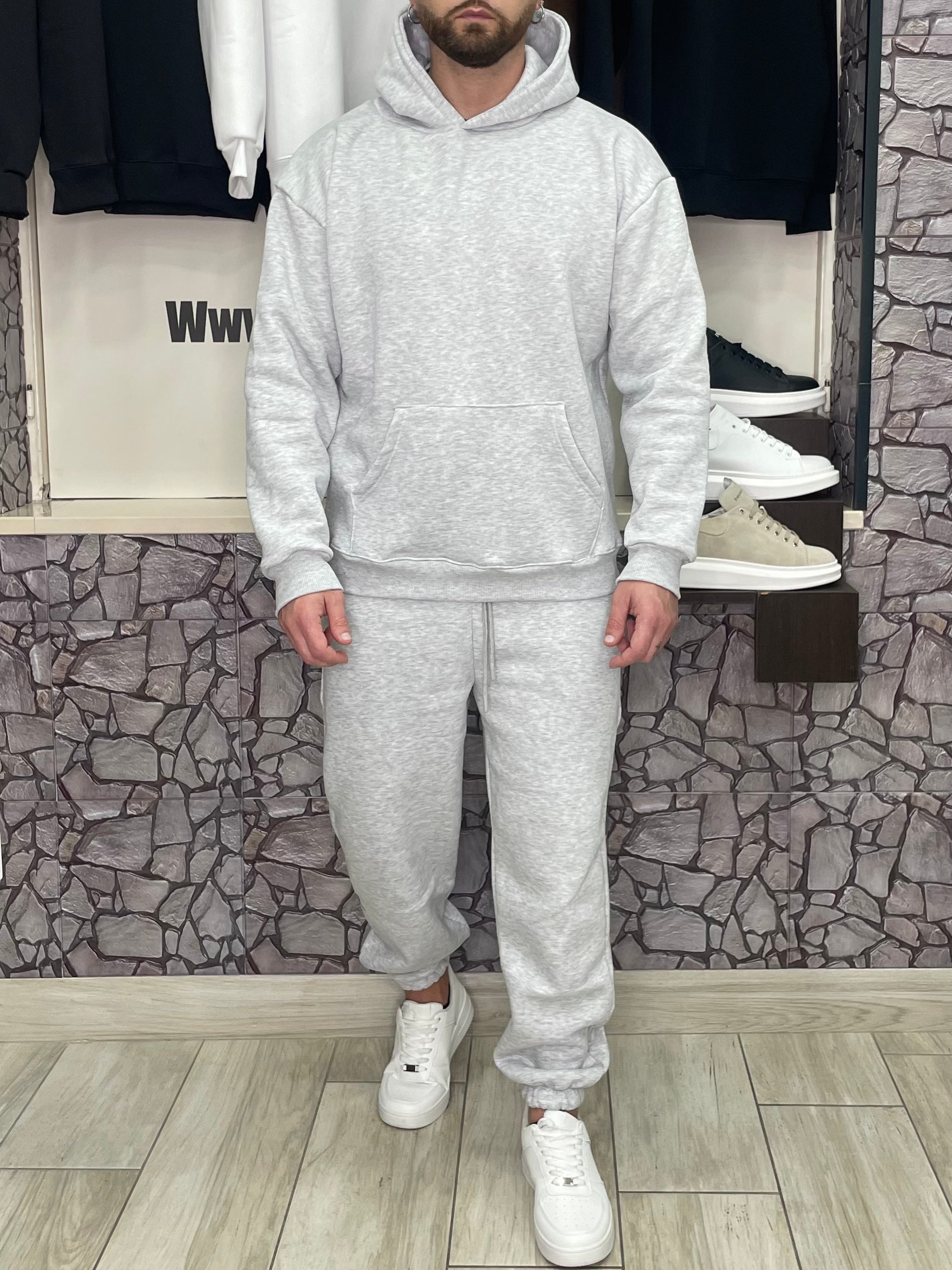 Tuta Cotone Felpata basic Per Lui & Per Lei