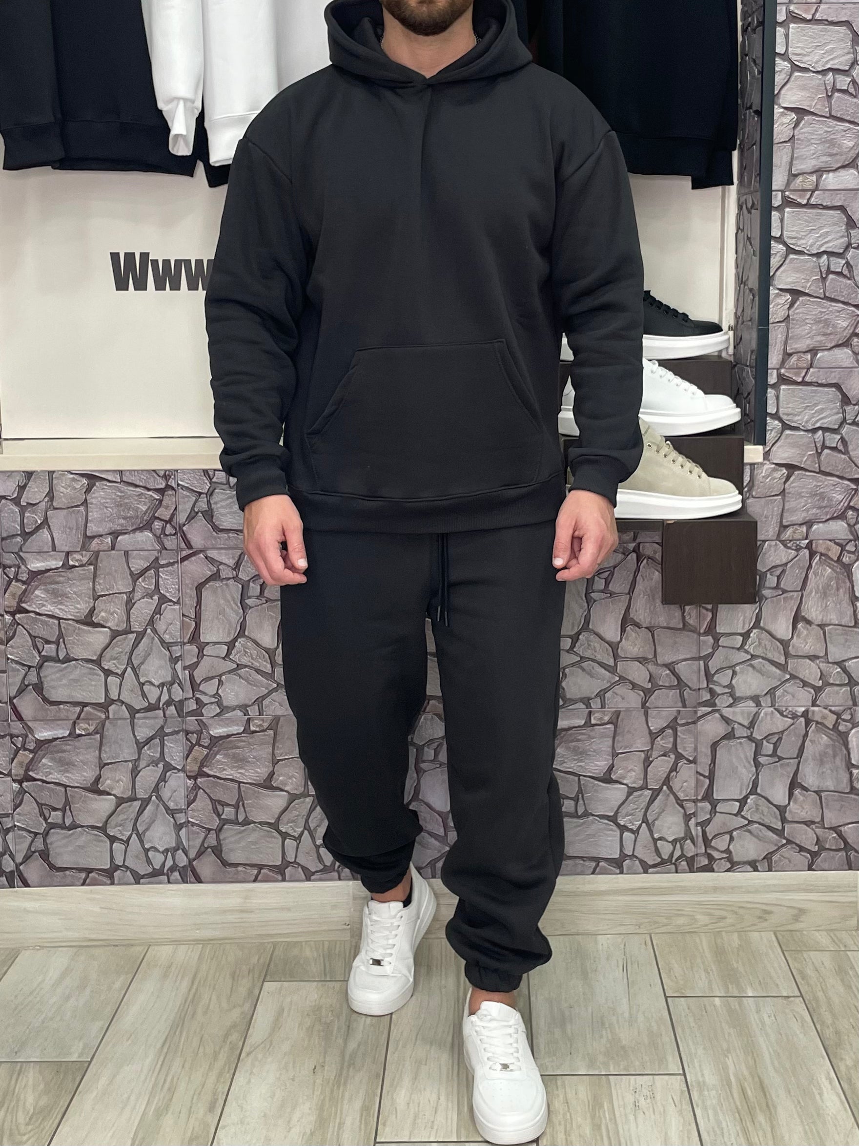 Tuta Cotone Felpata basic Per Lui & Per Lei