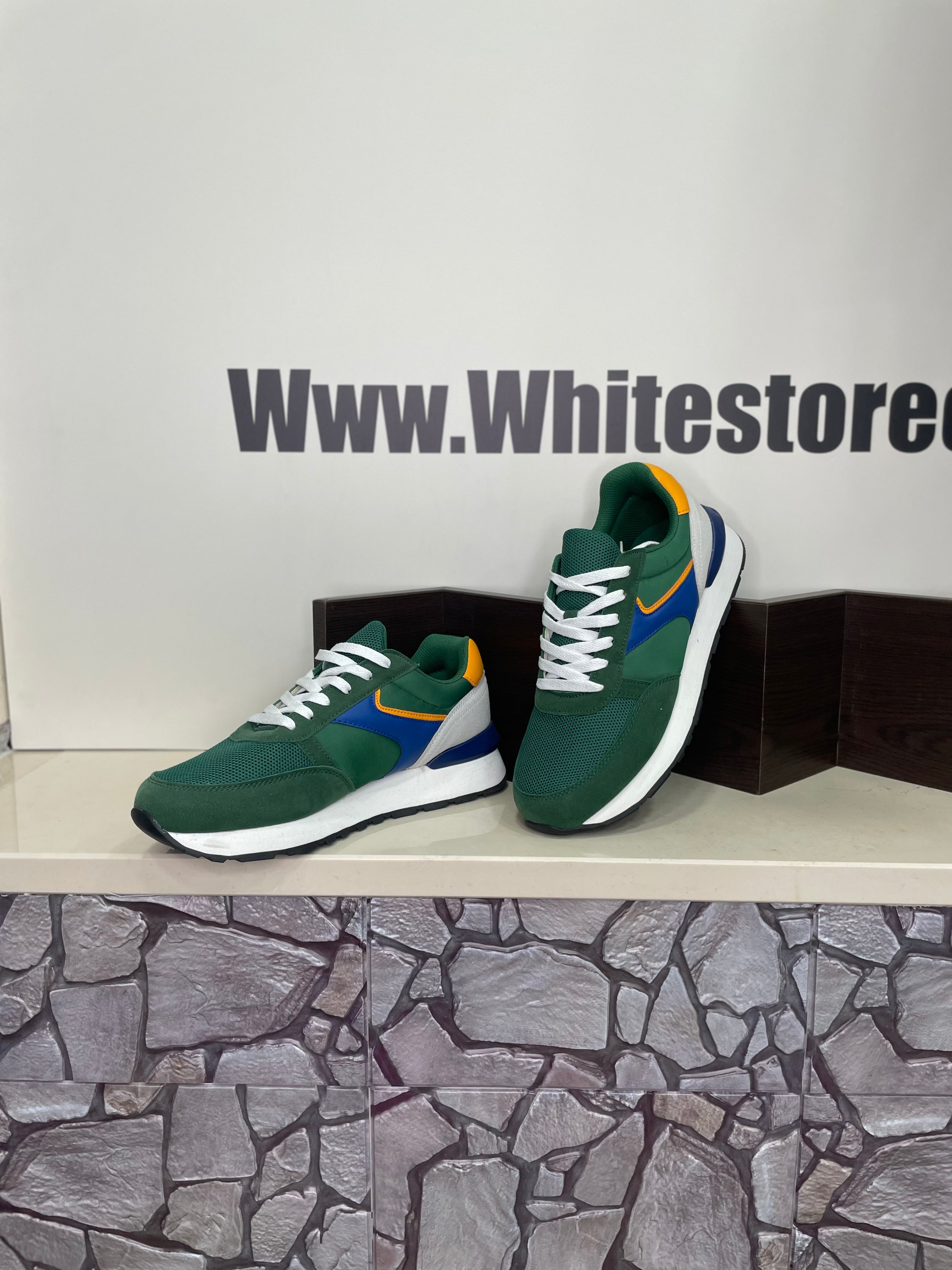 Scarpe Derby colore Verde scuro