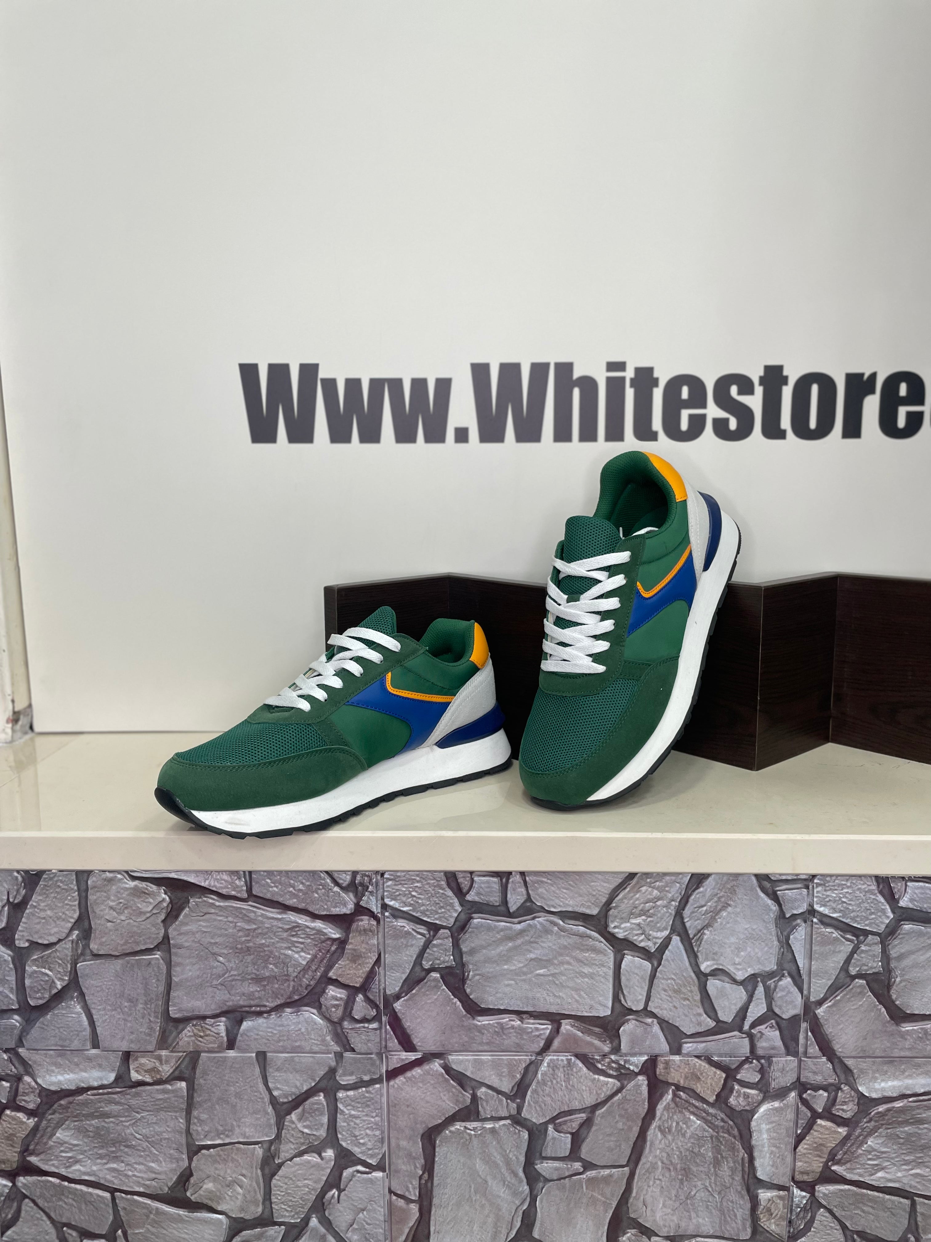 Scarpe Derby colore Verde scuro