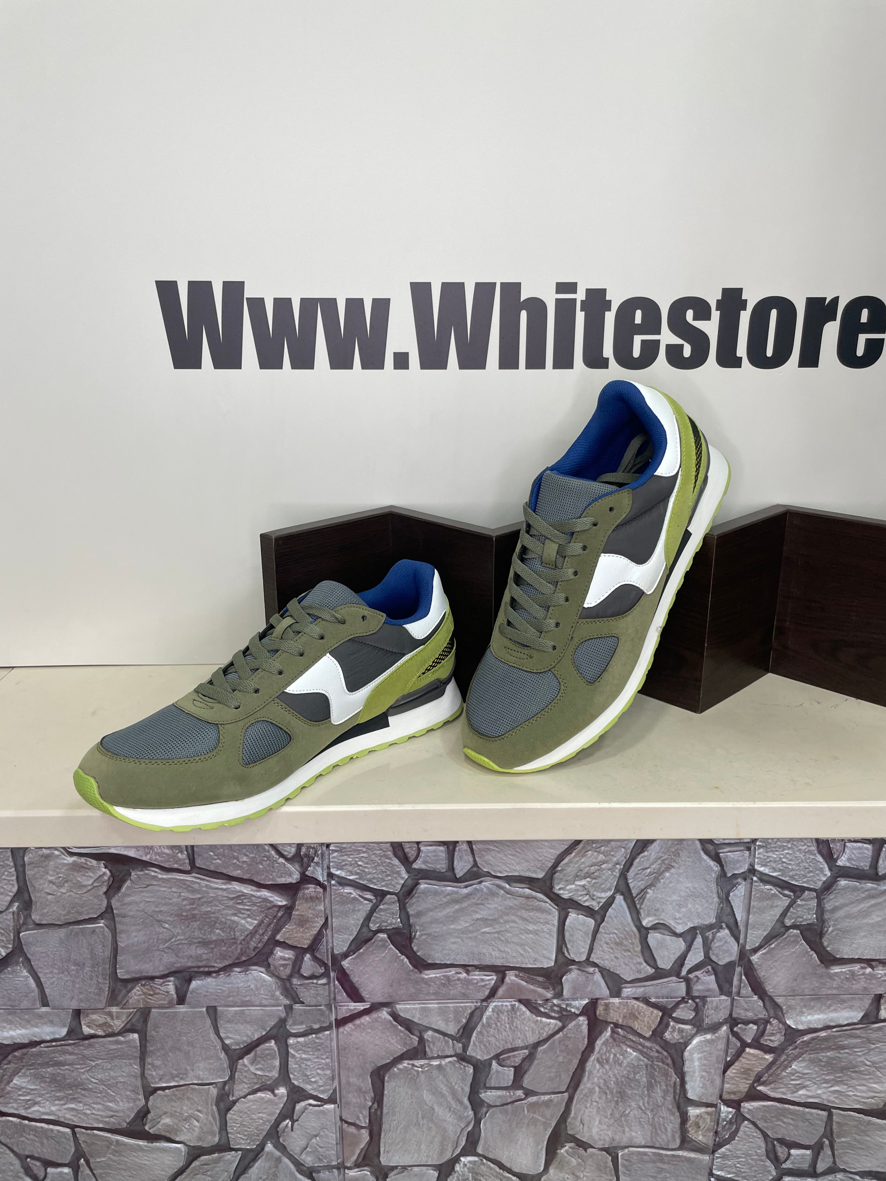 Scarpe Derby colore Verde militare