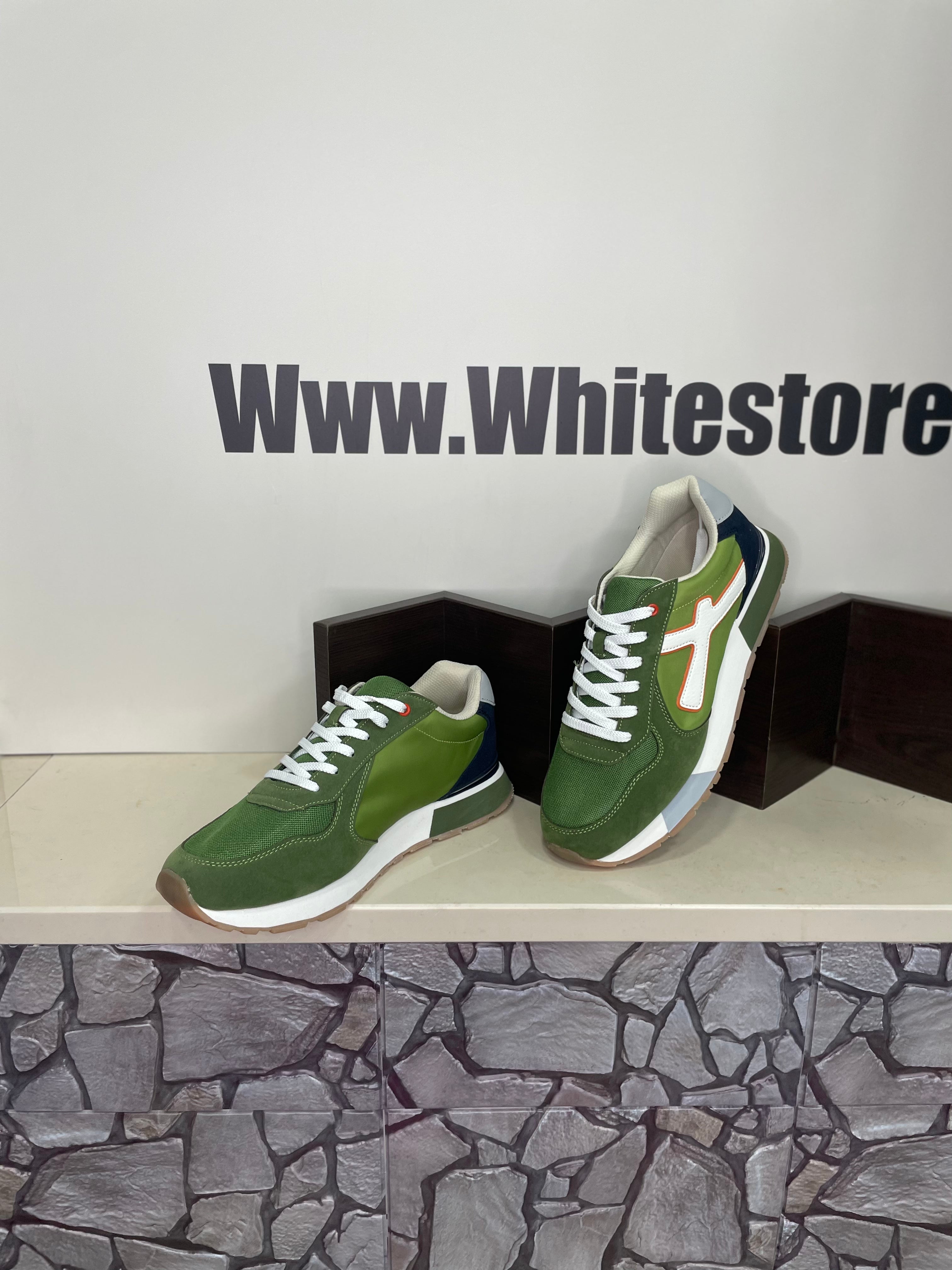 Scarpe Derby colore Verde