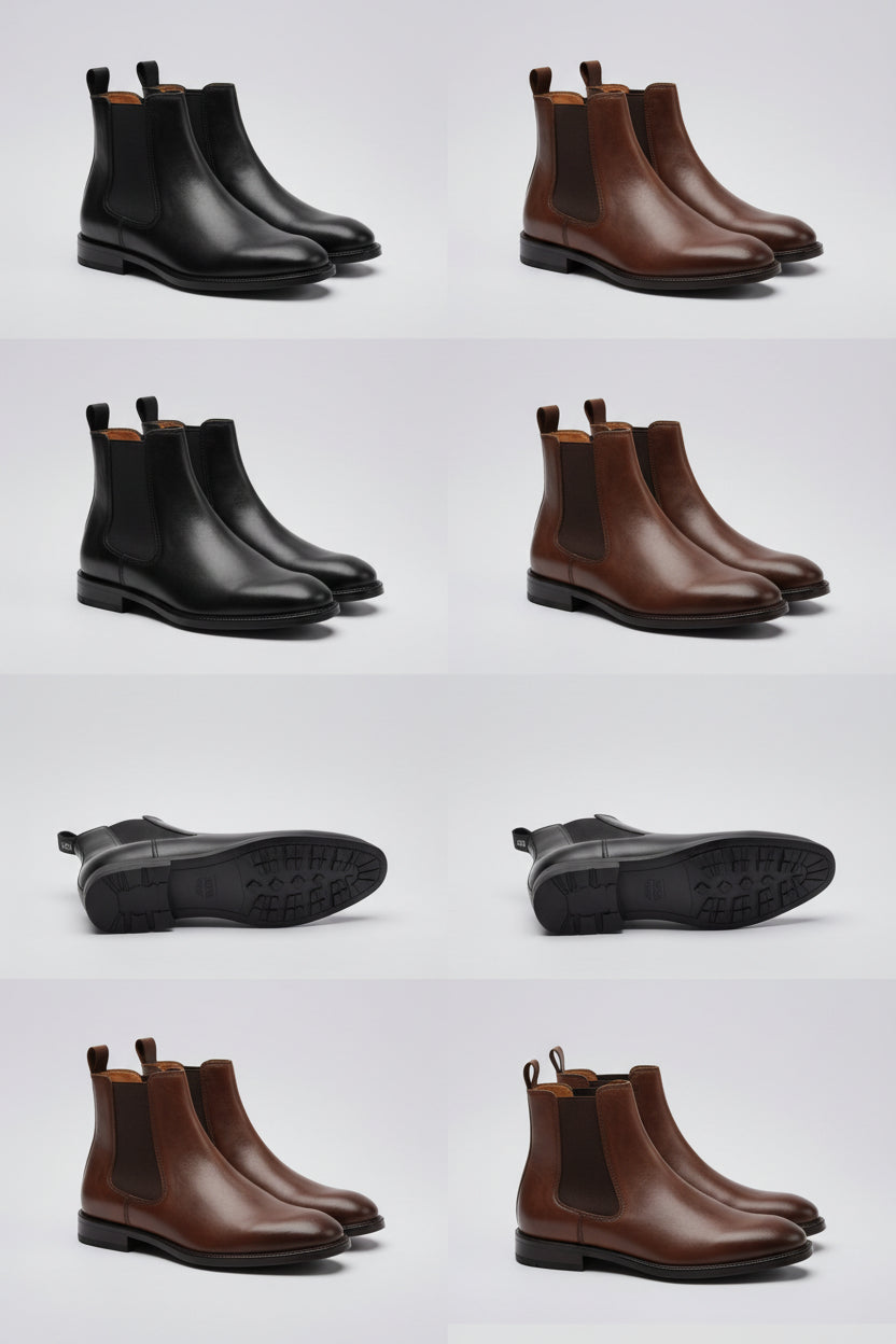 Stivaletto in pelle uomo