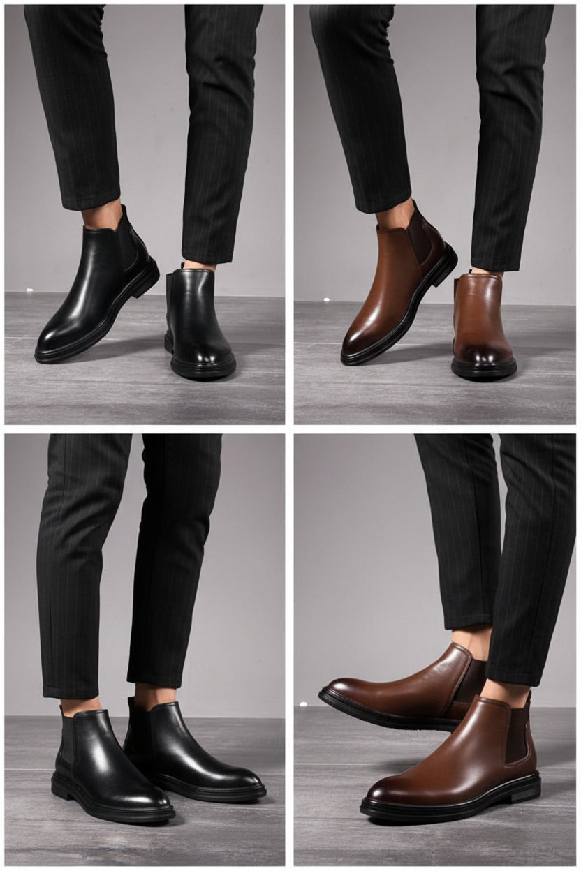 Stivaletto in pelle uomo