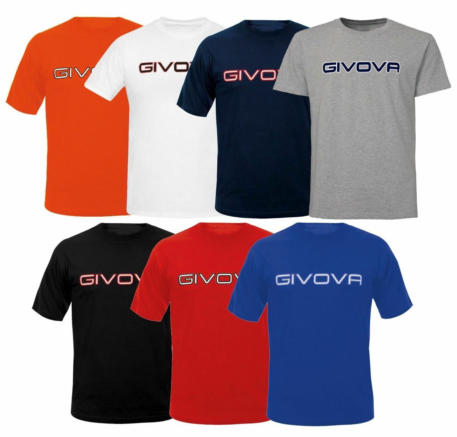 T-shirt givova cotone unisex Uomo/Donna/Bambino/a