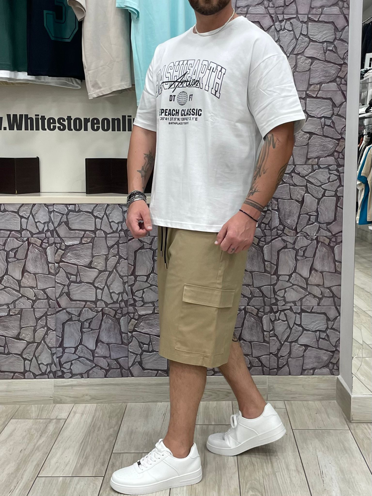 Shirt basketball colore Bianco