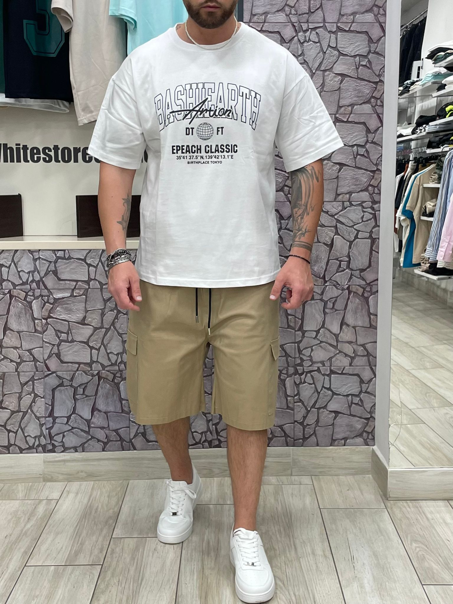 Shirt basketball colore Bianco