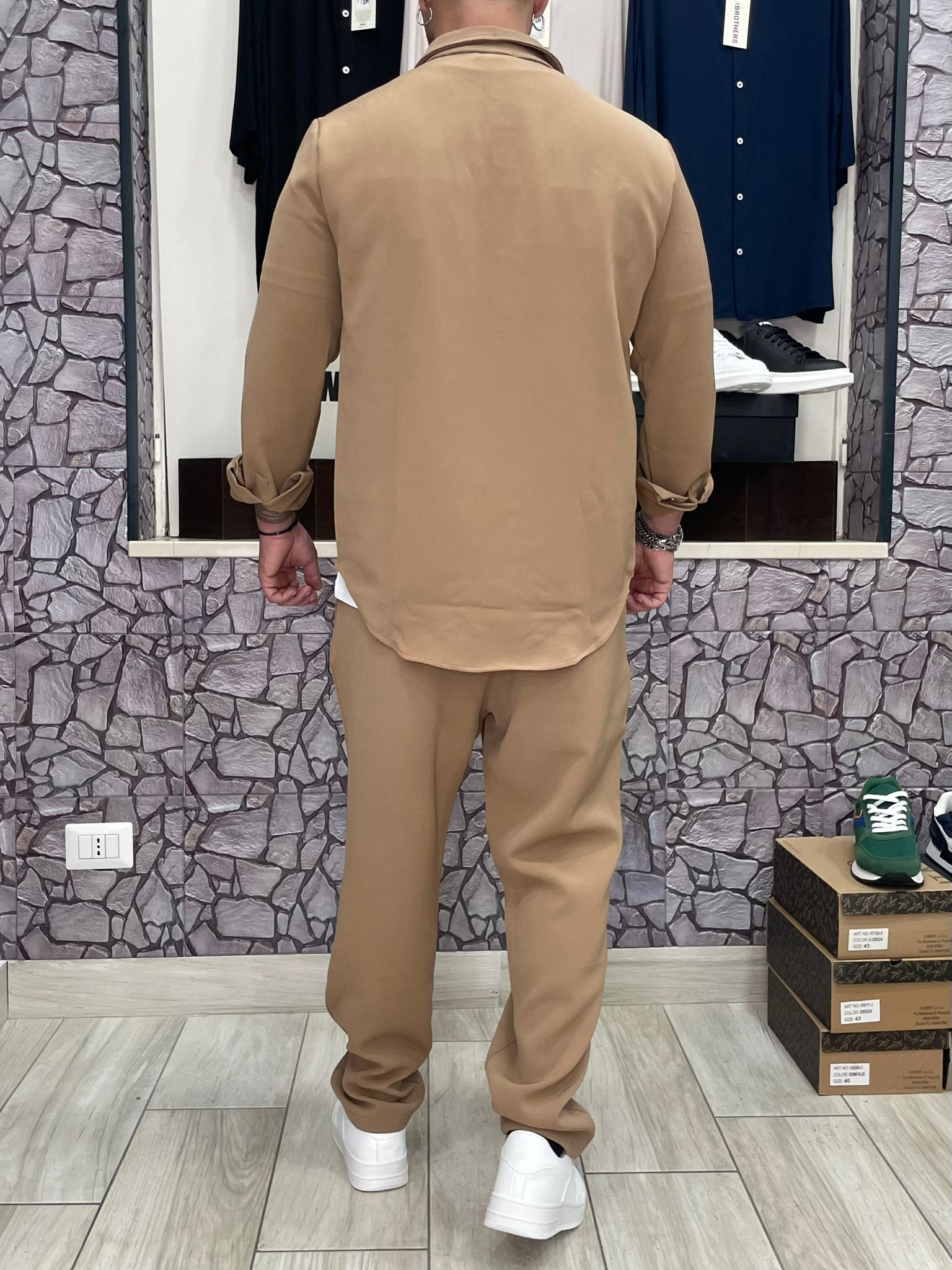 Coordinato thebrothers colore Tabacco