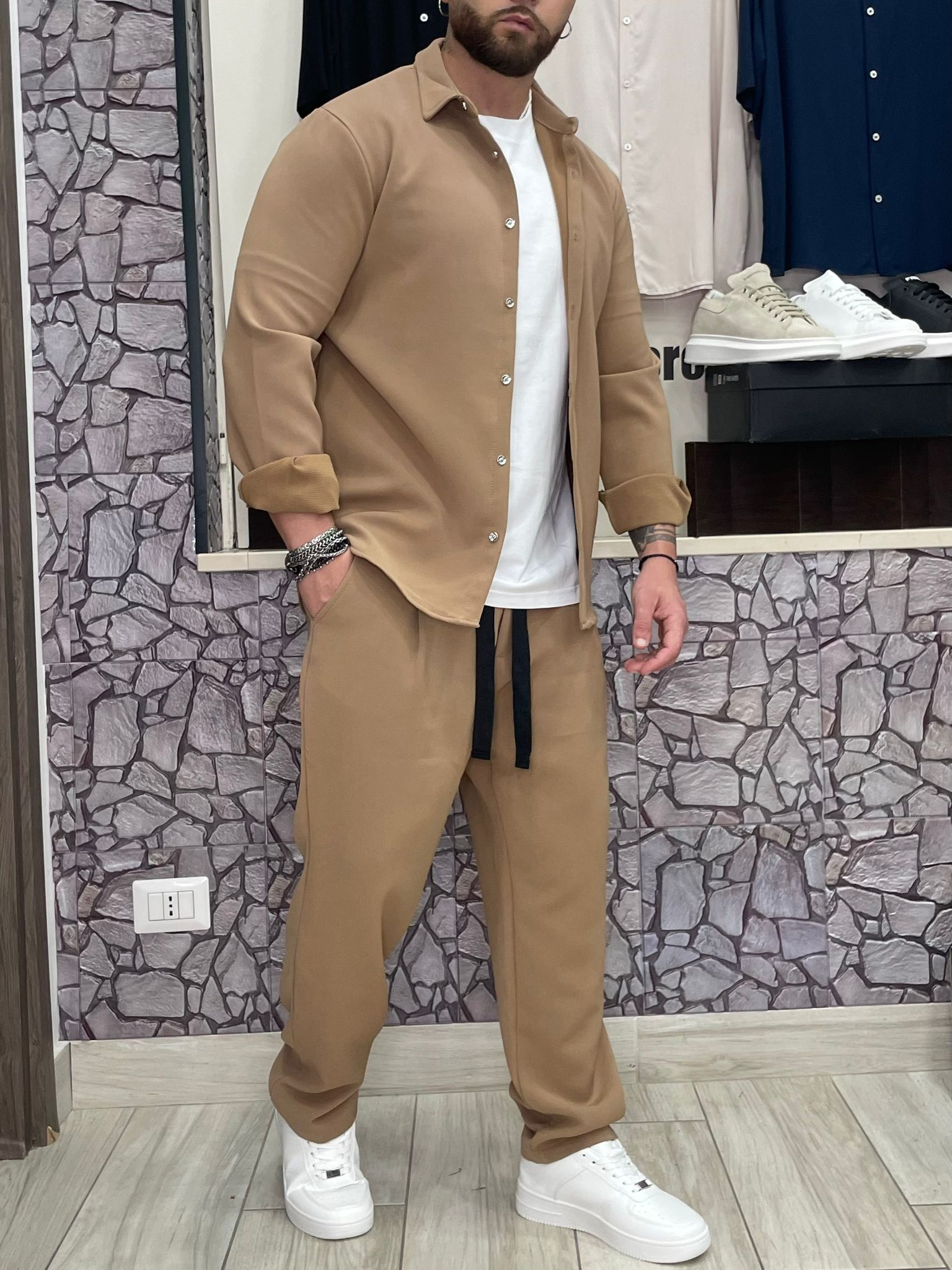 Coordinato thebrothers colore Tabacco