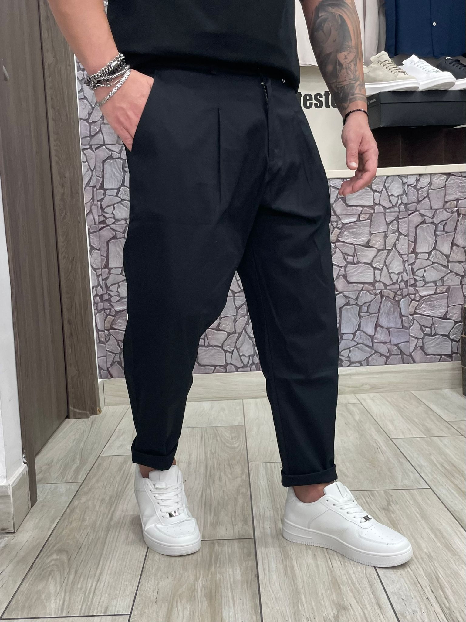 Pantalone thebrothers Um359 colore Nero