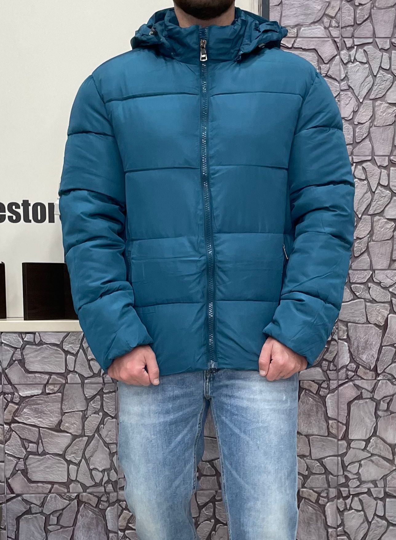 Giubbotto Blazer con cappuccio removibile