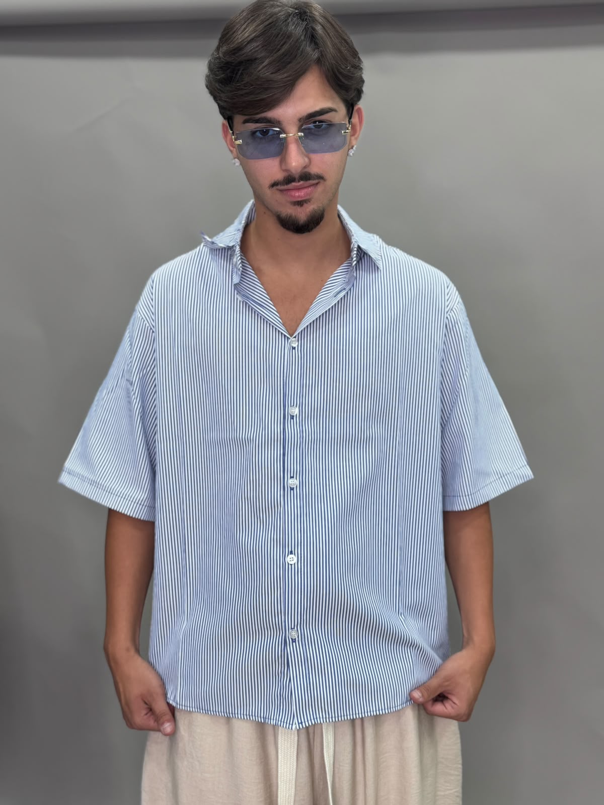 CAMICIA CAPRI BLU