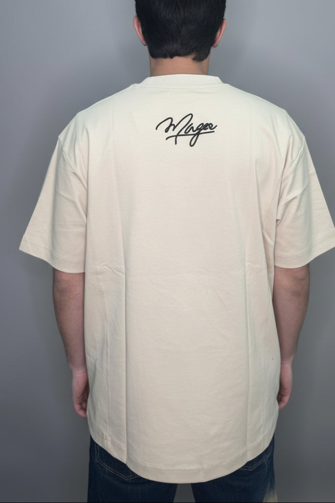 T SHIRT JUST REBEL BEIGE