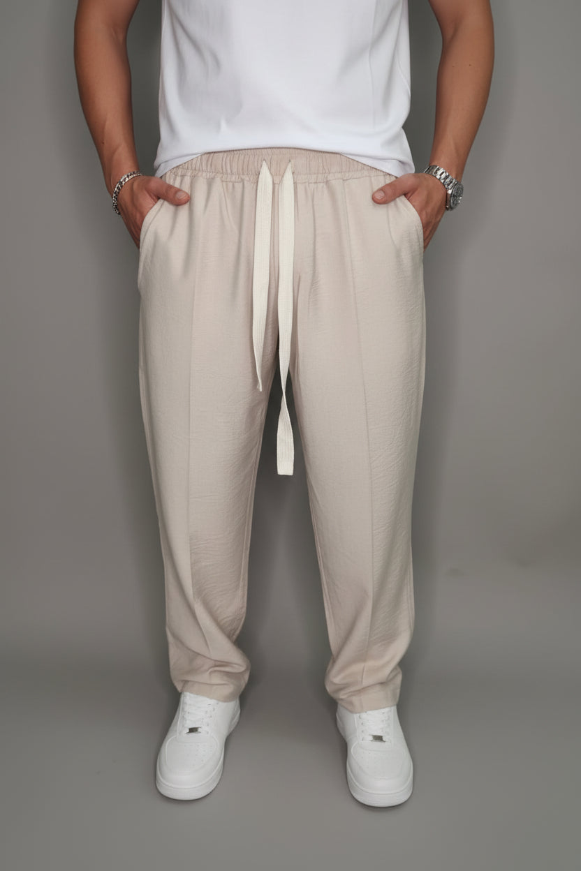 PANTALACCIO IN LINO THE BROTHERS COLORE BEIGE