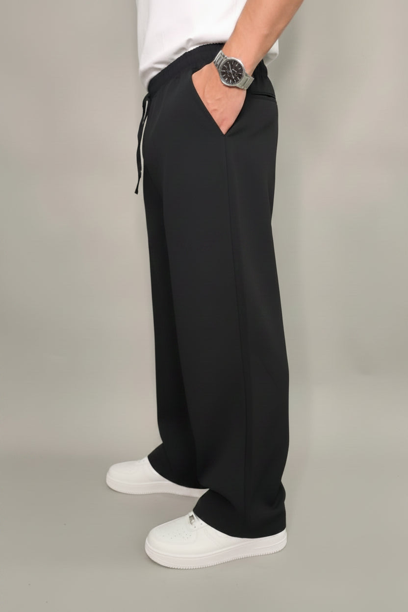PANTA BALLON IN COTONE COLORE NERO