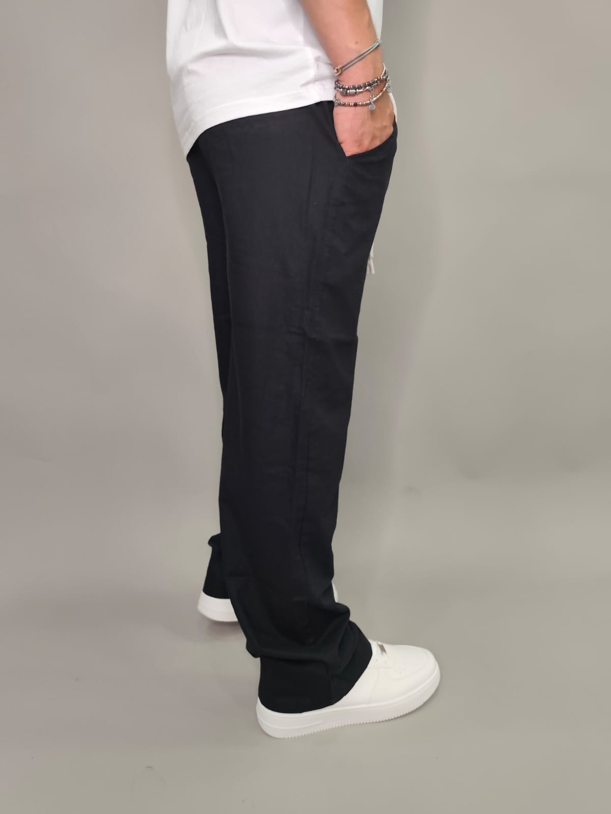 PANTALACCIO FONDO LARGO COLORE NERO