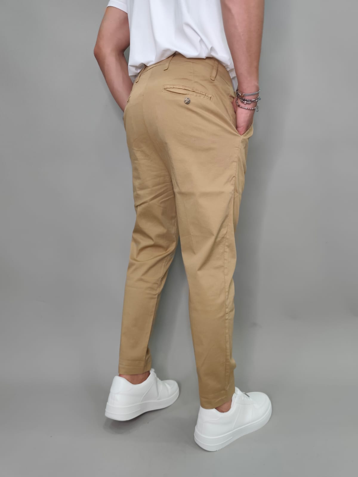 PANTALONE BLACKSUNDAY CON PENCH COLORE TABACCO