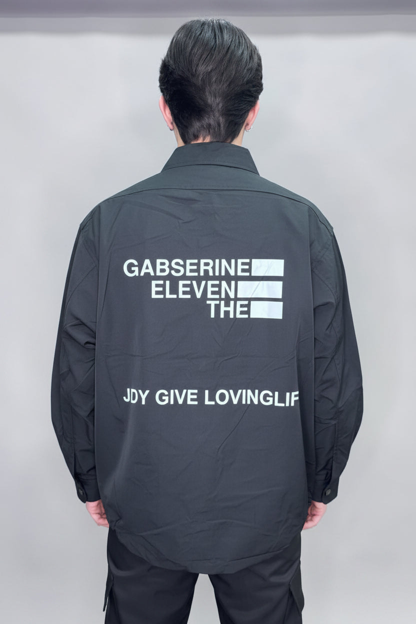 CAMICIA GABSERINE COLORE NERO