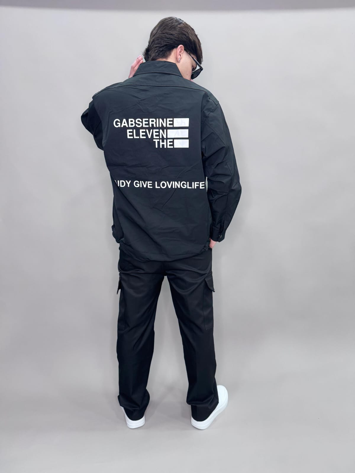 CAMICIA GABSERINE COLORE NERO