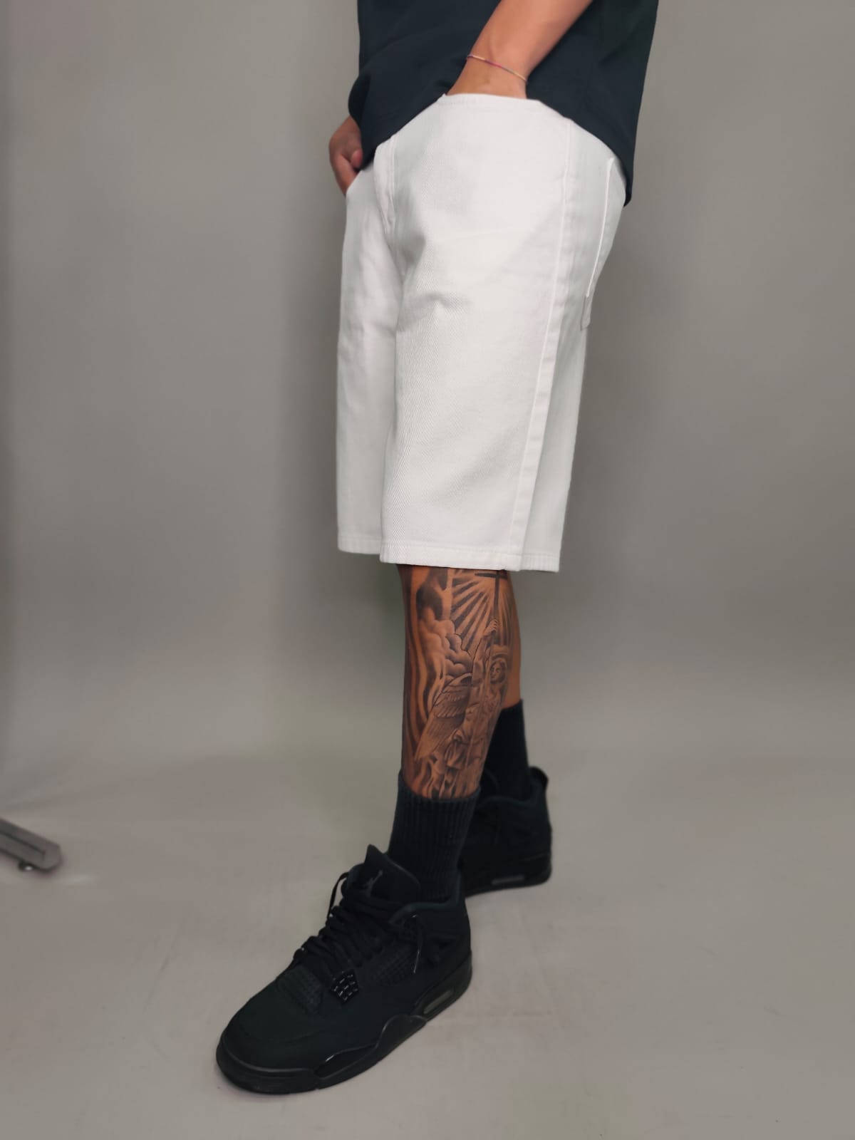 BERMUDA THE BROTHERS IN JEANS COLORE BIANCO