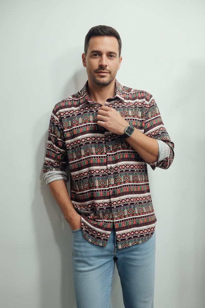Camicia mosaico blacksunday