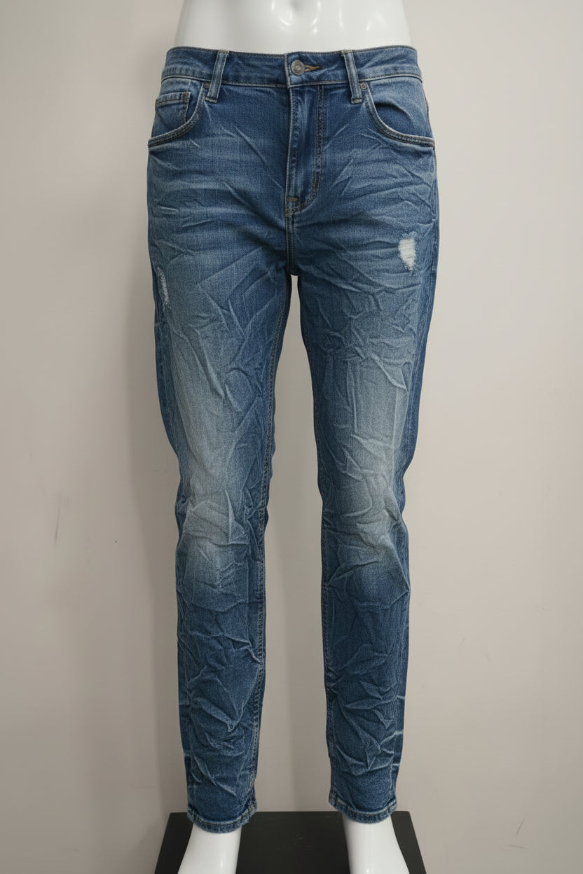 Jeans effetto stropicciato