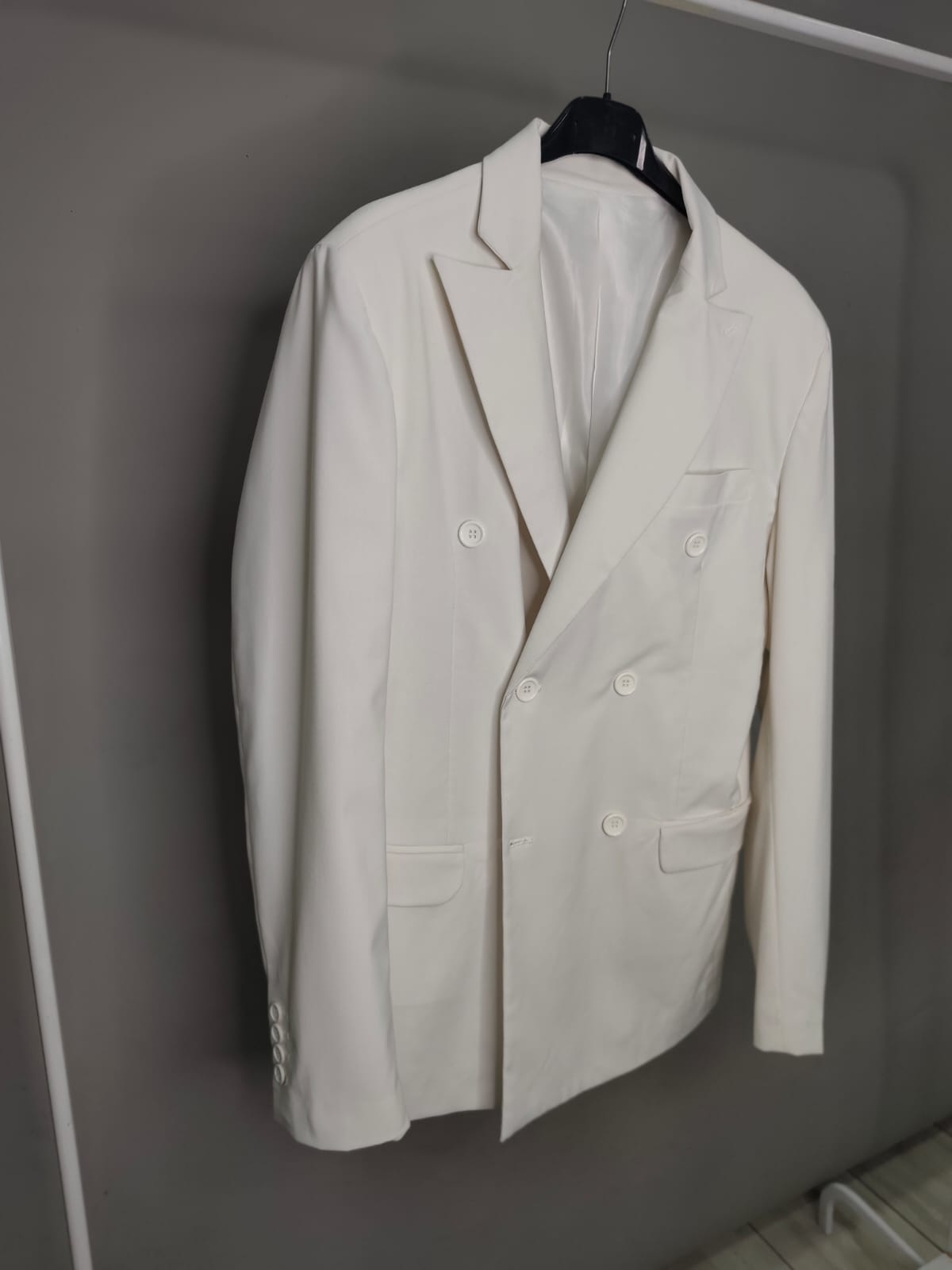 Giacca Doppiopetto colore bianco