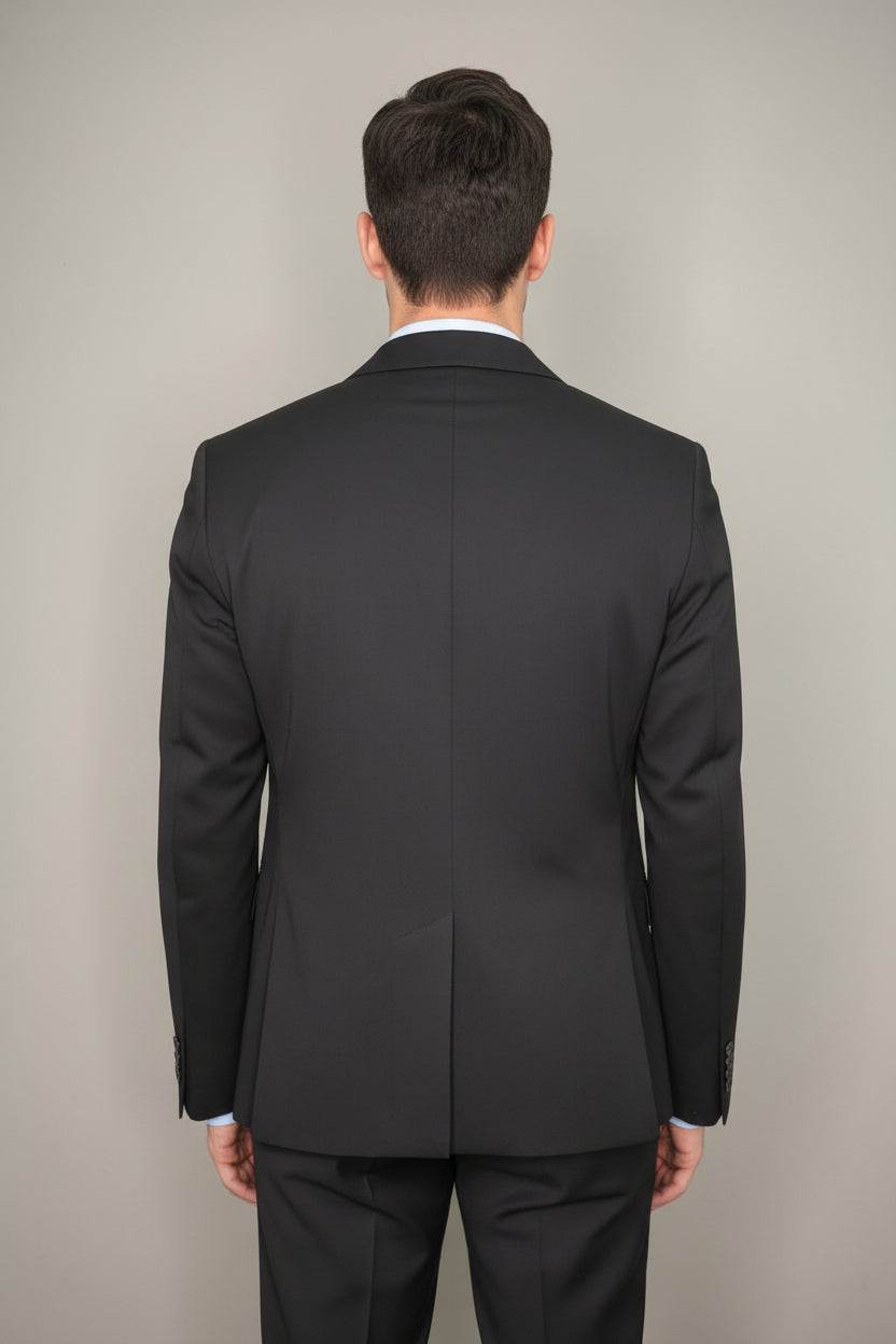 Giacca basic monobottone colore nero