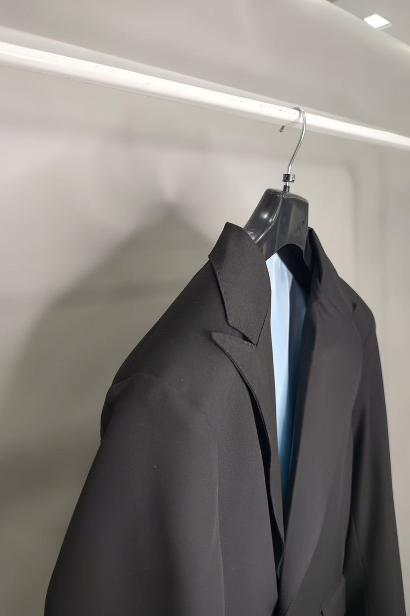 Giacca basic monobottone colore nero