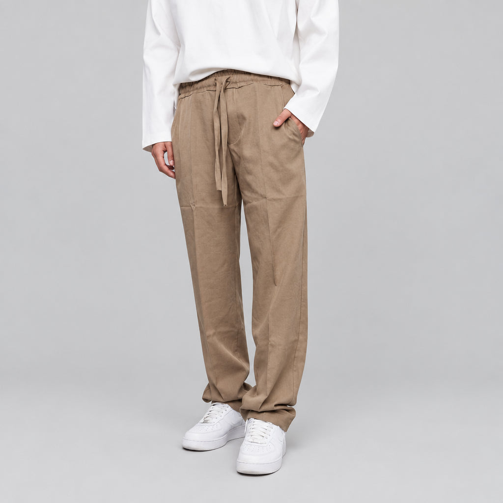 Pantalone fondo largo con laccetti