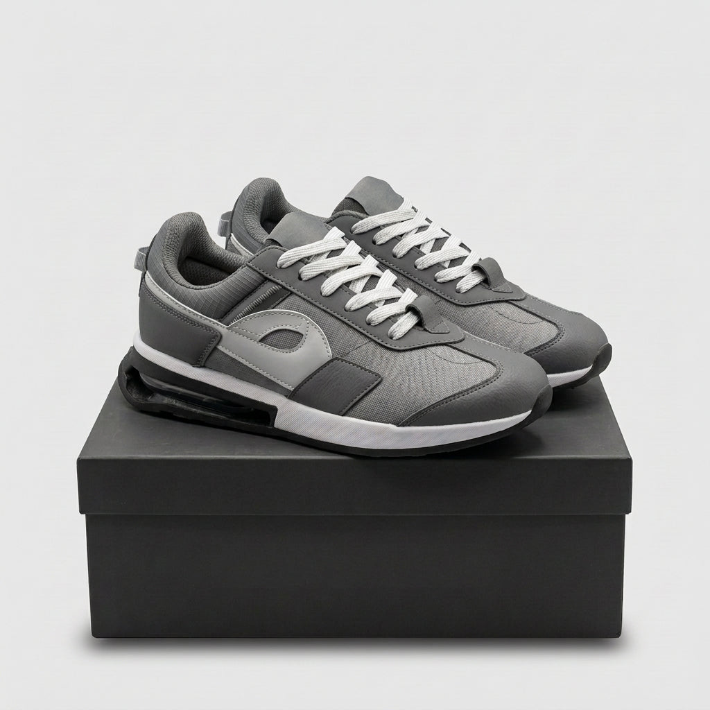 Scarpe running colore grigio\bianco