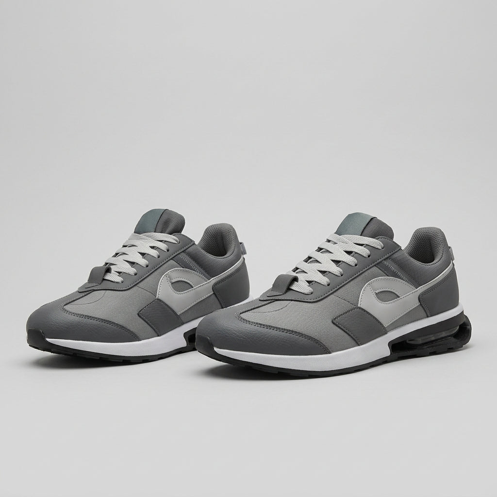 Scarpe running colore grigio\bianco