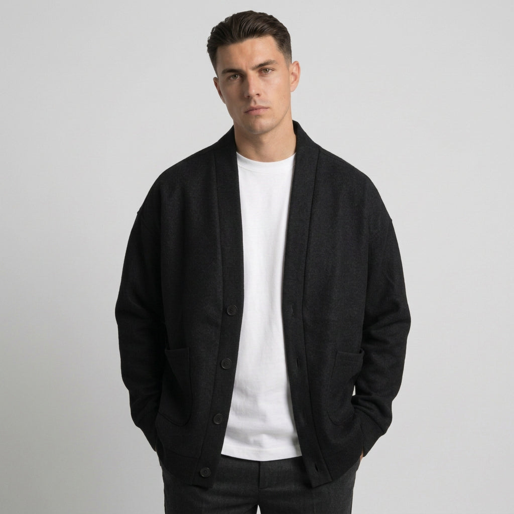 Cardigan THE BROTHERS 3.0 COLORE NERO