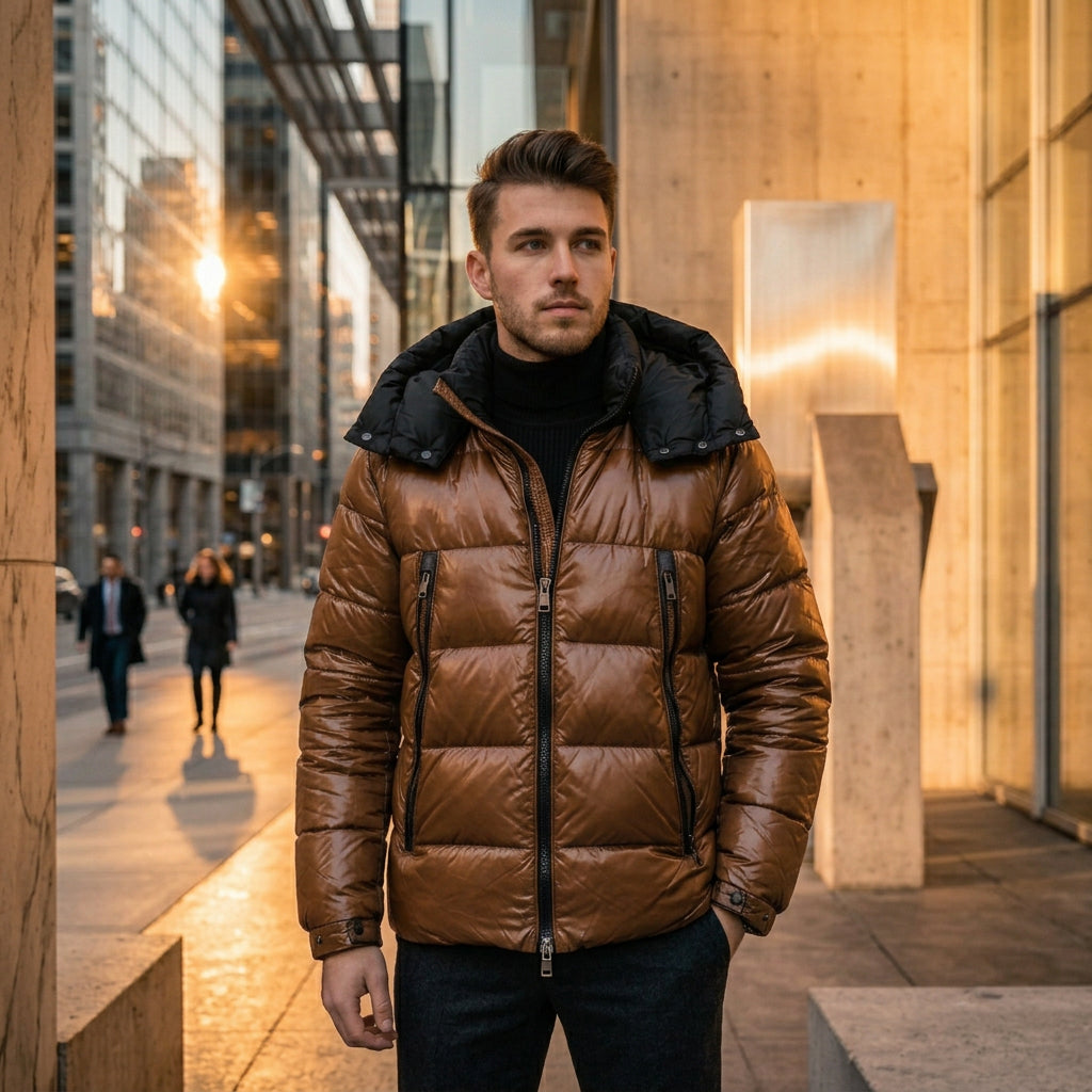Bomber uomo colore marrone