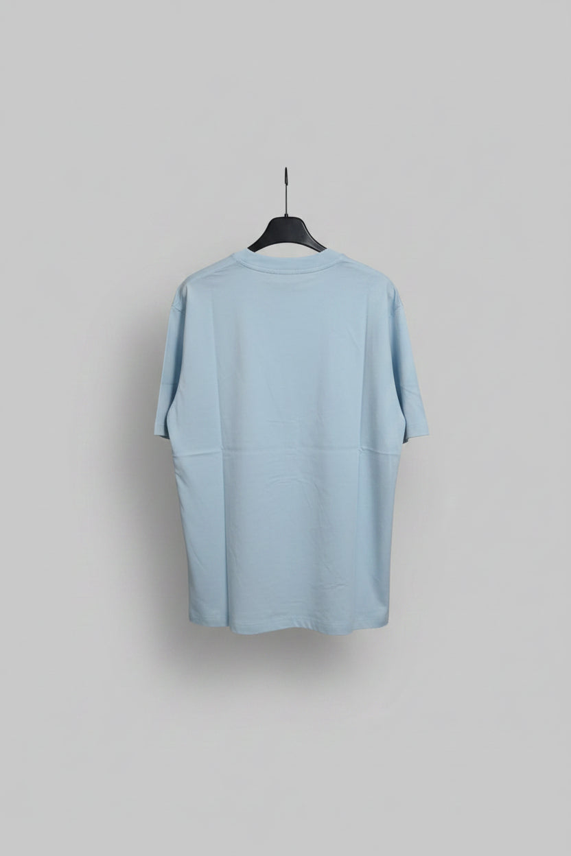 T SHIRT BASIC BRUNO LEONI COLORE AZZURRO