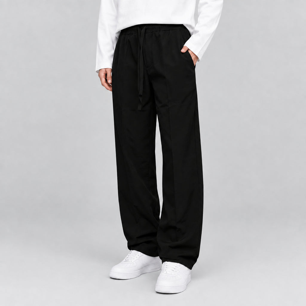 Pantalone fondo largo con laccetti