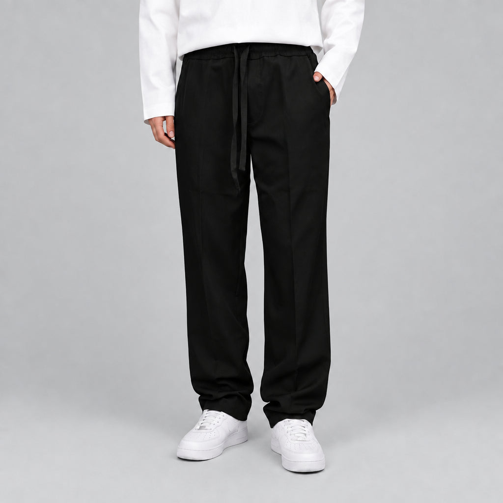 Pantalone fondo largo con laccetti