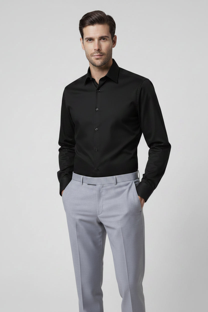 Camicia basic collo classico Vari colori