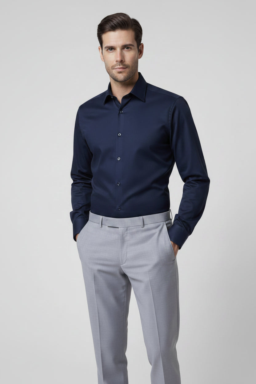Camicia basic collo classico Vari colori