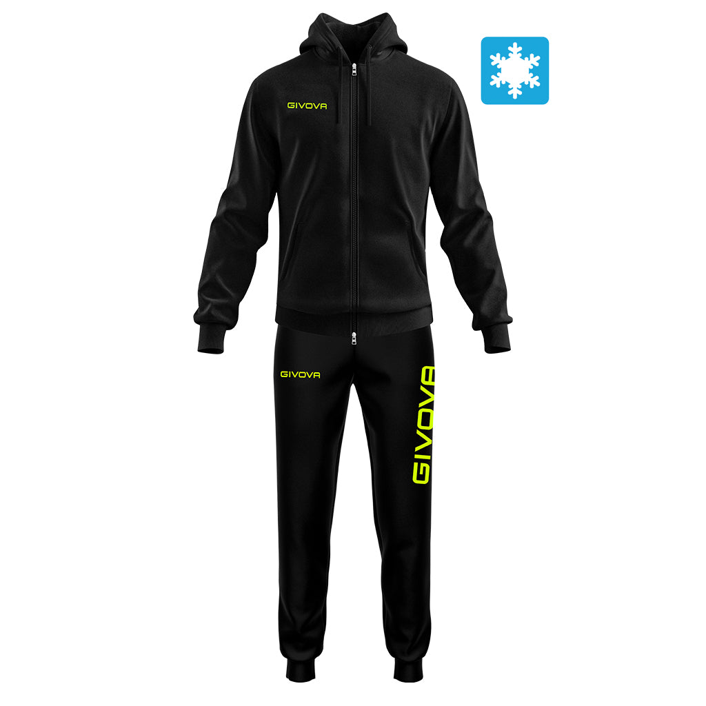 Tuta givova Felpata king con cappuccio