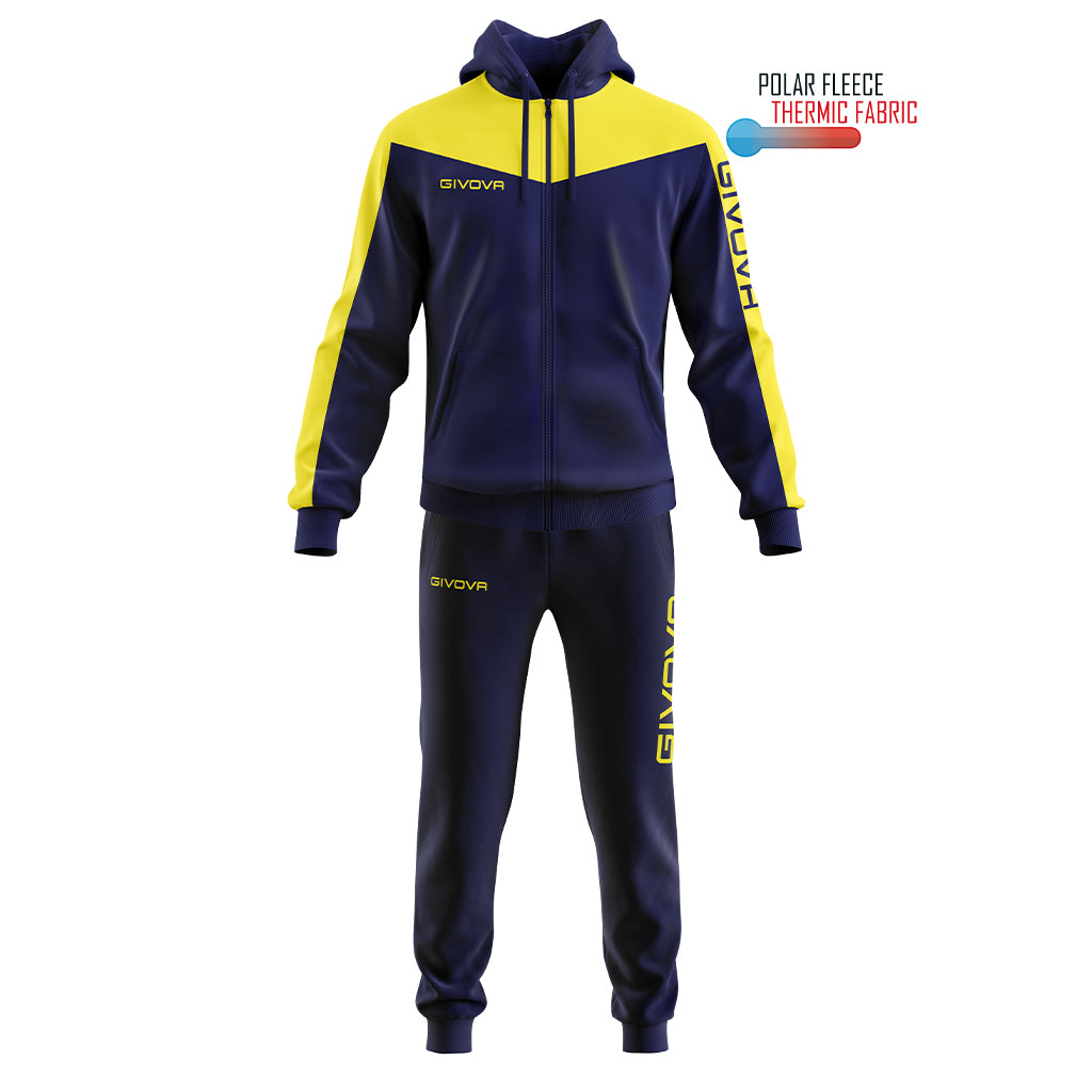 Tuta Givova Roma polarfleece con cappuccio